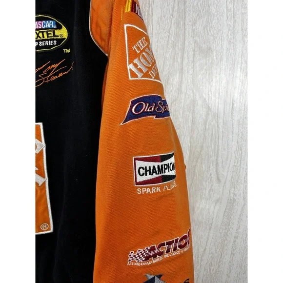 Tony Stewart Jacket Mens 2XL Orange NASCAR Racing Chase Authentics Home Depot